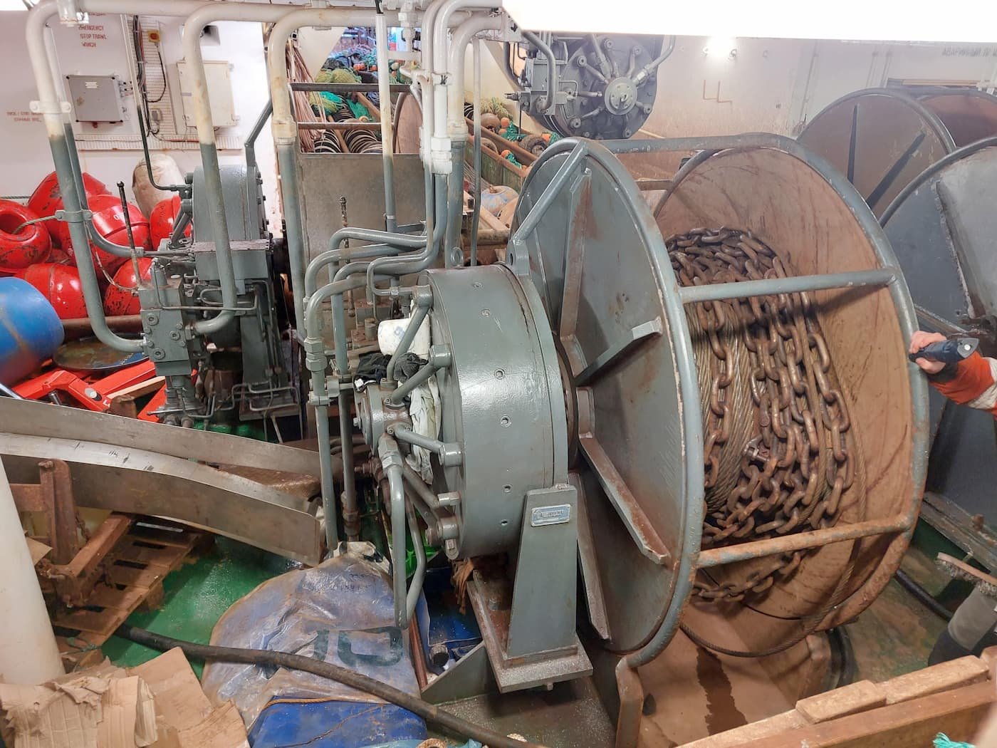 Rapp Hydema 8W 3500: Austausch eines Hydraulikmotors nach fast dreißig Jahren Betrieb