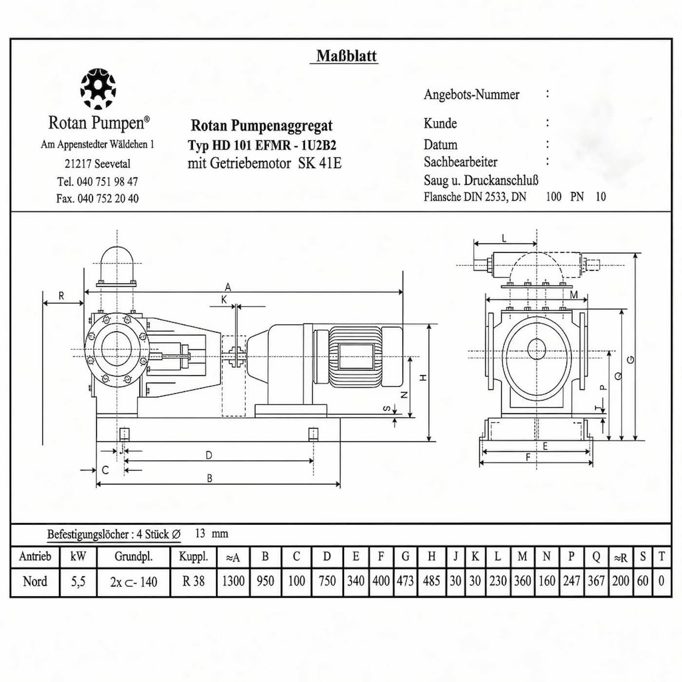 The Equipment: Konstruktion und Antrieb